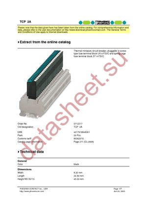 0712217 datasheet  